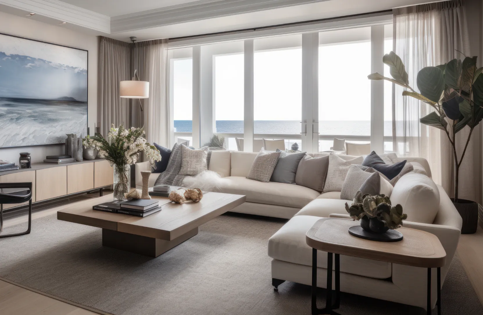 Wnętrze apartamentu wykończone pod klucz